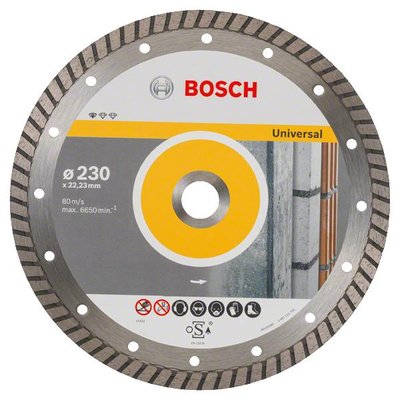 Диск алмазний Bosch Standard for Universal Turbo 230-22.23 2608602397 фото