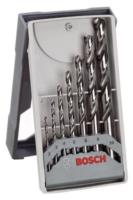 Свердла по металу Bosch HSS-GMiniX-Li, набір 7 шт. 2-10мм 2608589295 фото