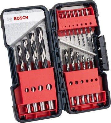 Свердла по металу Bosch HSS PointTeQ набір 18шт, 1,1.5,2,2,2.5,3,3,3.5,4,4,4.5,5,5.5,6,7,8,9,10 2608577350 фото