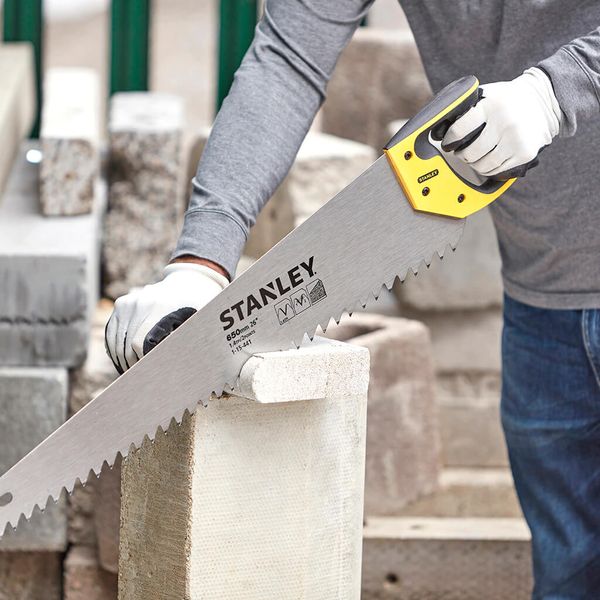 Ножівка з загартованим зубом по чарункуватому бетону (пінобетону) STANLEY 1-15-441 1-15-441 фото