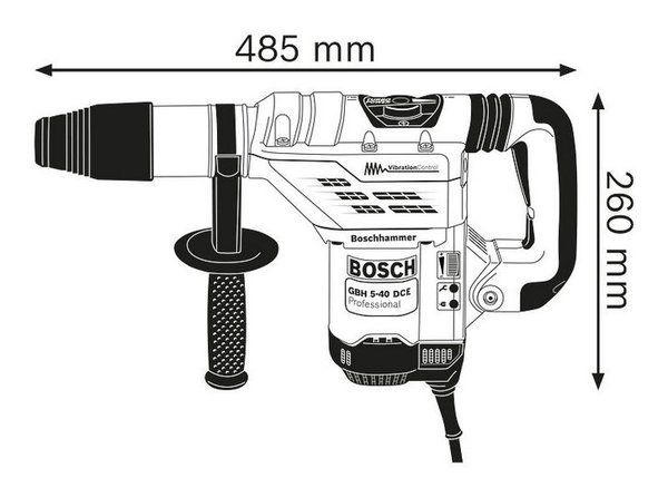 Перфоратор Bosch GBH 5-40 DCE GBH 5-38 DCE фото