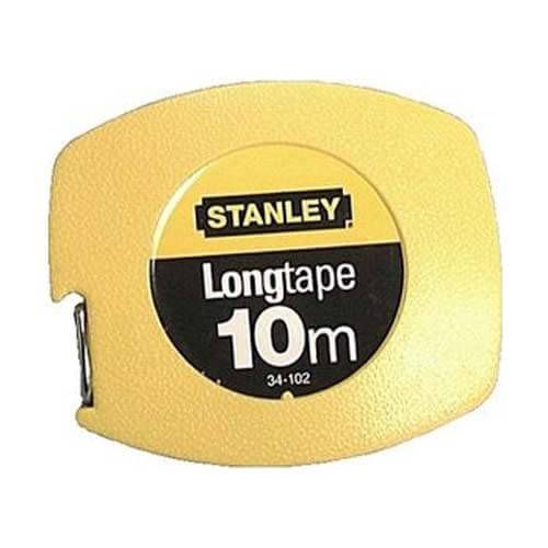 Рулетка вимірювальна Longtape довжиною 10 м, шириною 9.5 мм, в пластмасовому корпусі STANLEY 0-34-102 0-34-102 фото