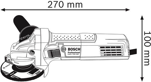 Кутова шліфмашина Bosch GWS 750-125 GWS 750-125 фото