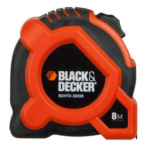 Рулетка вимірювальна GRIP TAPE 8 метрів BLACK+DECKER BDHT0-30099 BDHT0-30099 фото