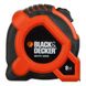 Рулетка вимірювальна GRIP TAPE 8 метрів BLACK+DECKER BDHT0-30099 BDHT0-30099 фото 2