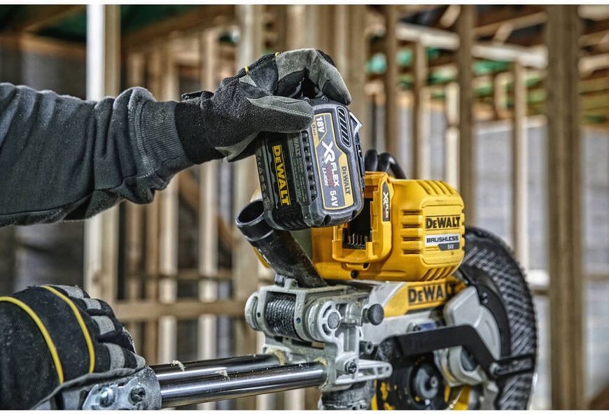 Пила торцовочная аккумуляторная бесщёточная DeWALT DCS727T2 DCS727T2 фото