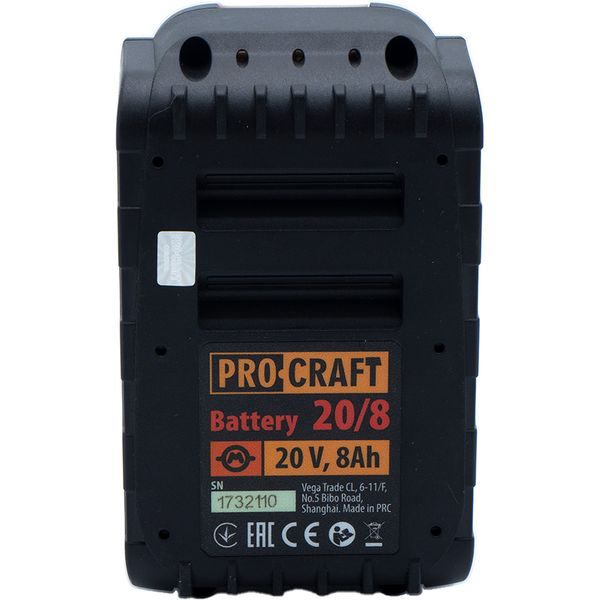 Акумуляторна батарея Procraft Battery20/8 8 Аг Battery20/8 фото