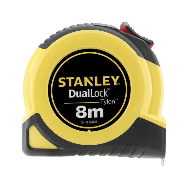 Рулетка измерительная TYLON™ Dual Lock длиной 8 м, шириной 25 мм, в пластмассовом корпусе STANLEY STHT36804-0 STHT36804-0 фото