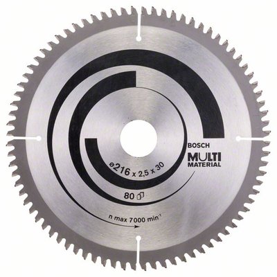 Пильный диск Bosch Multi Material 216×2,5×30, 80 HTLCG (2608640447) 2608640447 фото