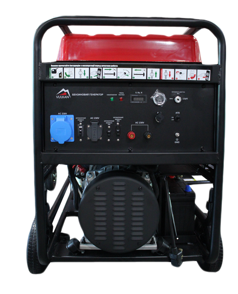 Генераторна установка SC18000-III 1ф 15 кВт, ел.старт, бак-60л, кнопка SC18000-III фото