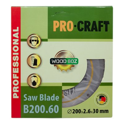Пильный диск Procraft B200.60 60T (по дереву) B200.60 фото