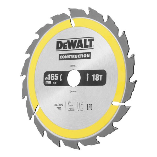 Диск пильний DeWALT DT1933 DT1933 фото