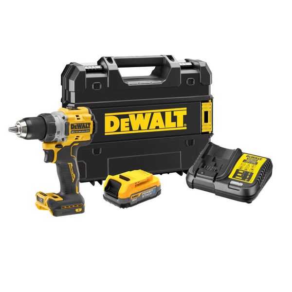 Дриль-шуруповерт акумуляторна безщіткова DeWALT DCD800E1T DCD800E1T фото