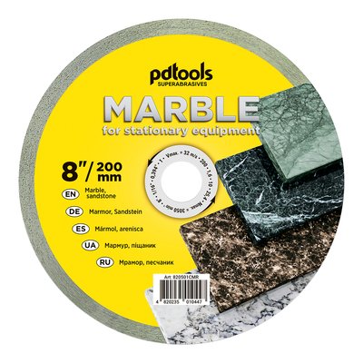 Круг алмазний вiдрiзний MARBLE 1A1R 200 для стаціонарного обладнання 820501CMR фото