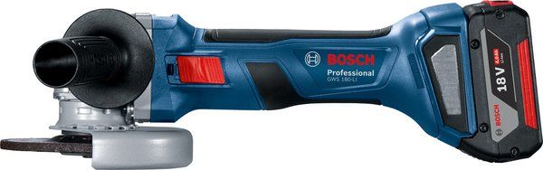 Шліфмашина кутова акумуляторна Bosch Professional GWS 180-LI (0.601.9H9.021) GWS 180-LI фото