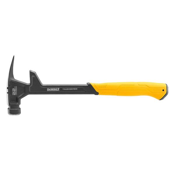 Молоток DEM-CLAW, суцільнометалевий, вага головки 624 г DeWALT DWHT51008-0 19649 фото