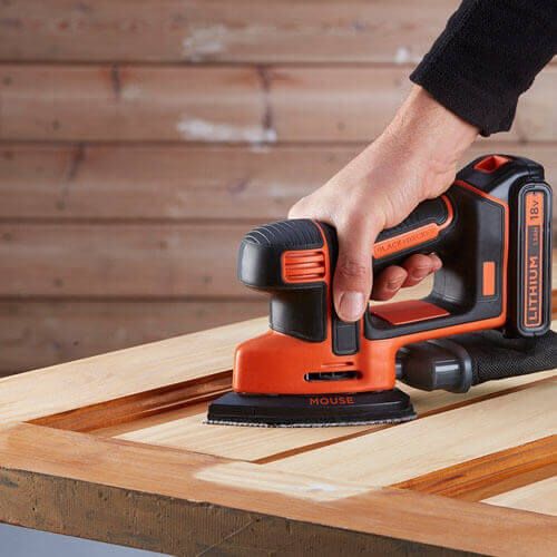 Шлифмашина вибрационная аккумуляторная BLACK+DECKER BDCDS18 BDCDS18 фото