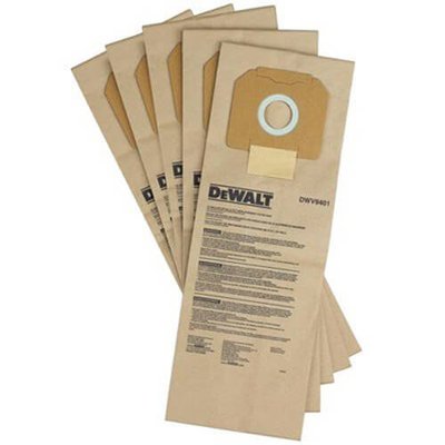 Мешки одноразовые бумажные для пылесоса DeWALT DWV9401 DWV9401 фото