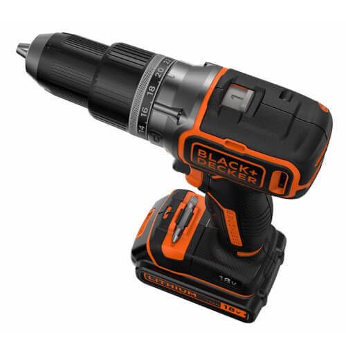 Дрель-шуруповерт аккумуляторная бесщёточная ударная BLACK+DECKER BL188KB BL188KB фото