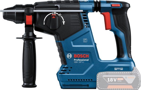 Акумуляторний перфоратор Bosch GBH 187-LI Professional (без АКБ та ЗП) (0.611.923.020) GBH 187-LI фото